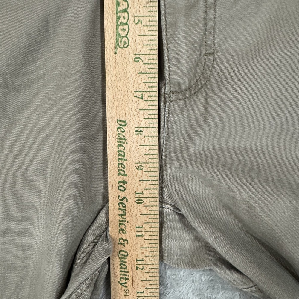 Wrangler Pants Mens 30x32 ATG All Terrain Gear Beige Canvas Utility Gusset Trail - Picture 15 of 16